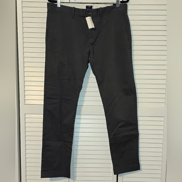 J. Crew Other - J.Crew Slim Flex Chino Pants 34x30 Charcoal Gray Mens